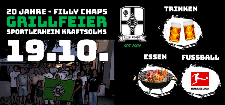 20 Jahre Filly Chaps Waldsolms - Grillfeier